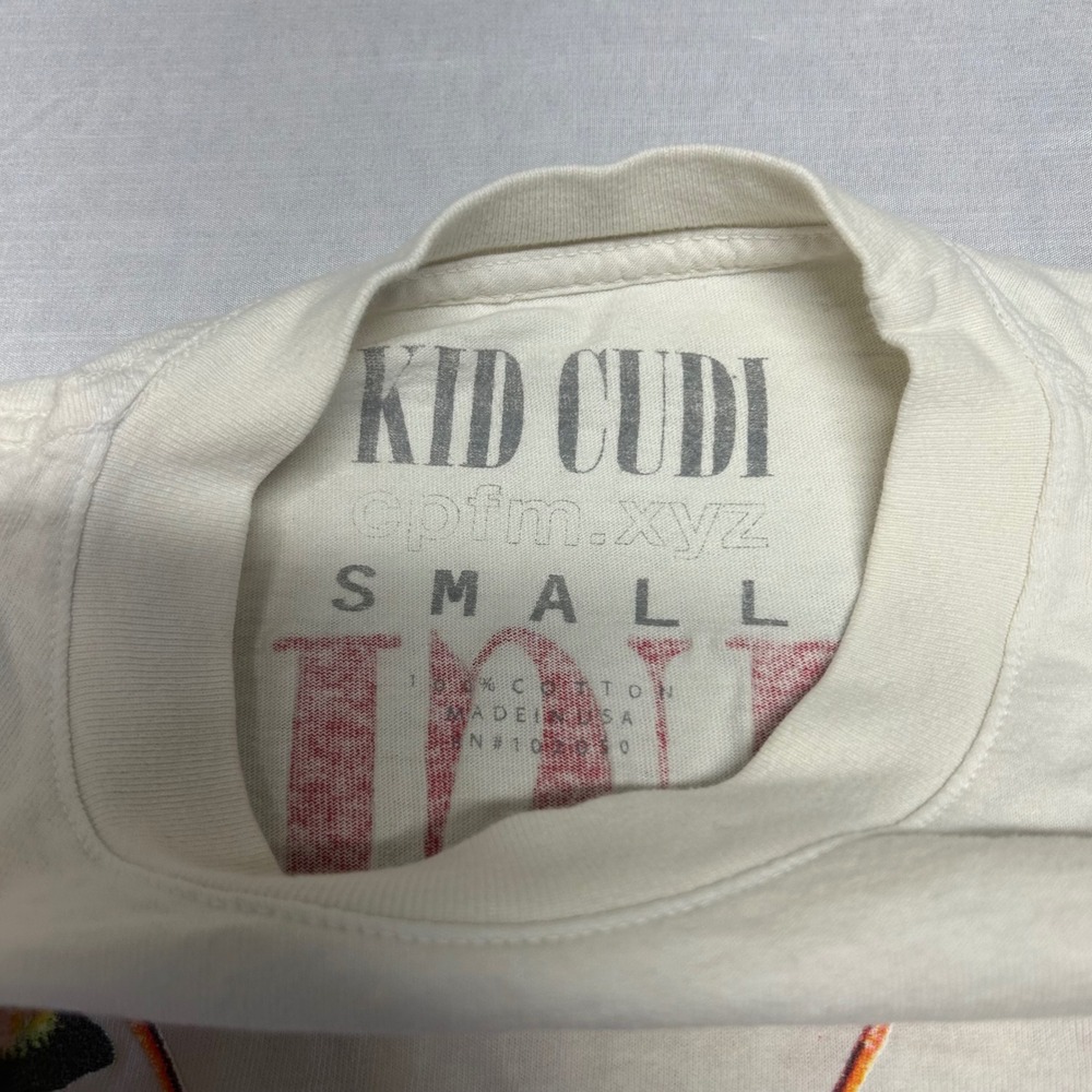 Kid Cudi CPFM Coachella 2019 Illusions Long Sleeve Shirt Cream Small 0124 - Picture 3 of 7